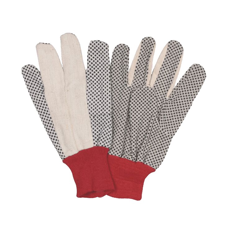 Drill cotton gloves PVC dotted cotton gloves