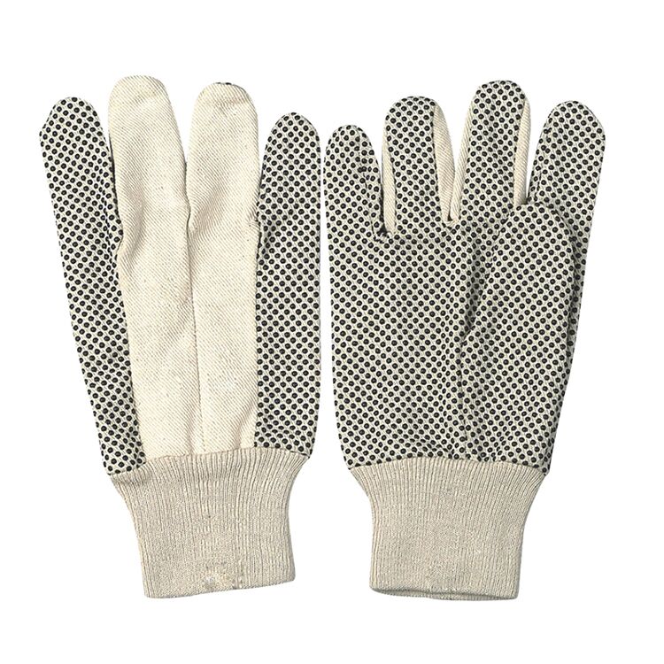 Drill cotton gloves PVC dotted cotton gloves - ภาพ 2