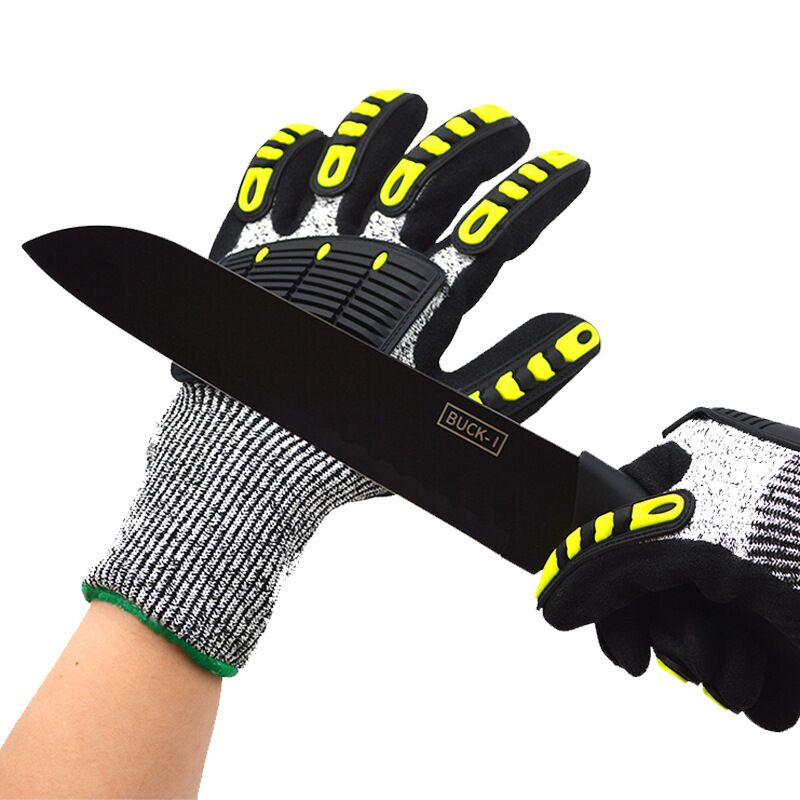 Anti-cut HPPE Nitrile Coated Work Gloves - Image 2