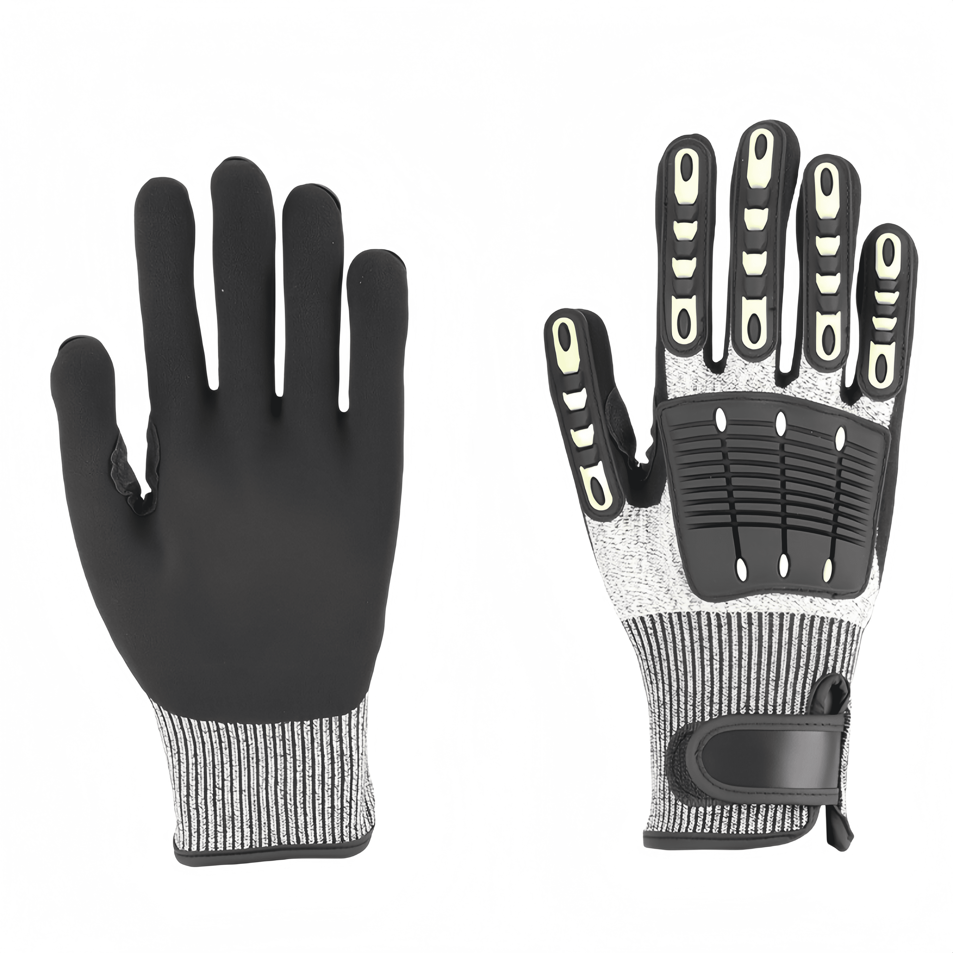 Anti-cut HPPE Nitrile Coated Work Gloves