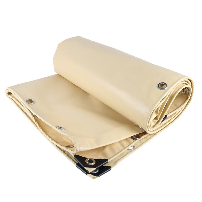 beige color pvc tarpaulin