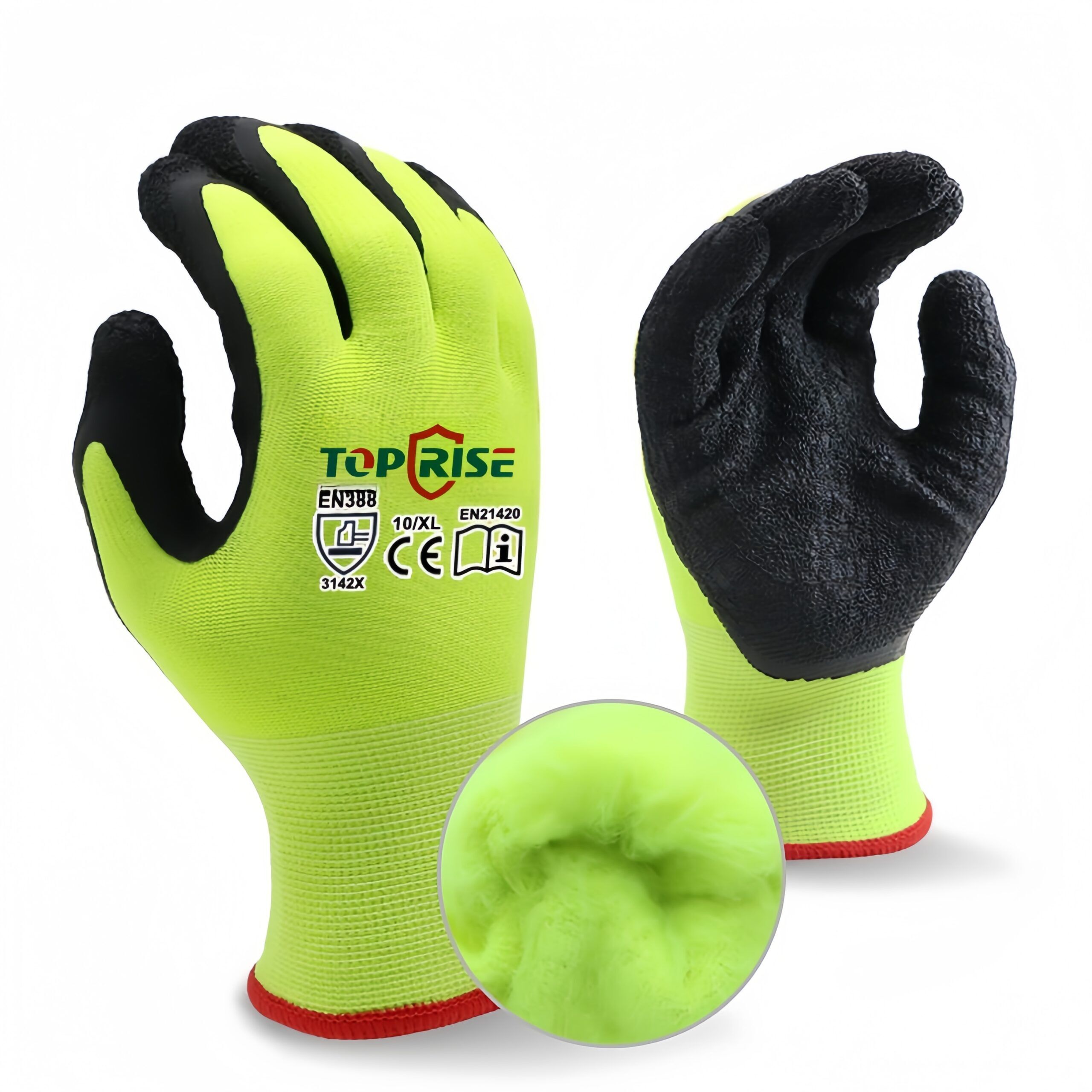 Winter Latex Coated Work Gloves