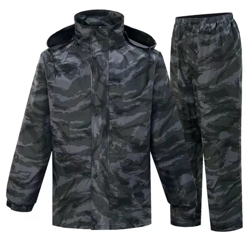 Camouflage Rain Suit Military Raincoat - Image 3