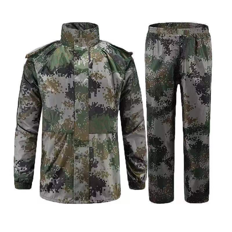 Camouflage Rain Suit Military Raincoat - Image 2