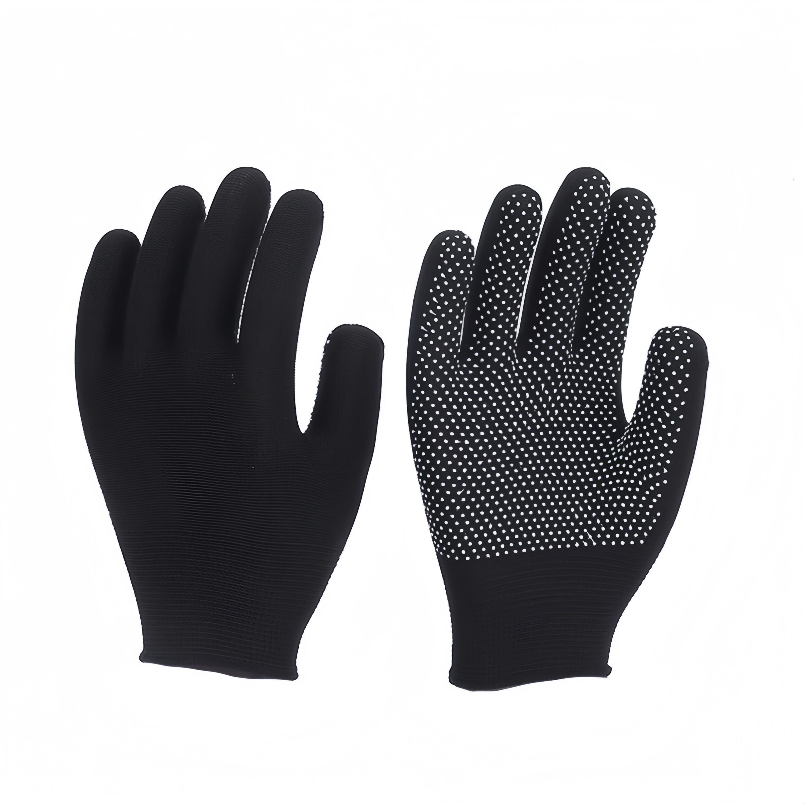 PVC dotted nylon gloves