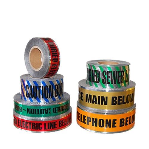 Underground detectable warning tape