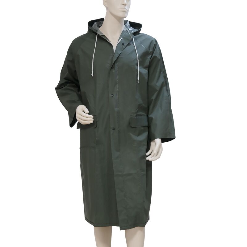 Heavy Duty Long PVC Raincoats - Image 2