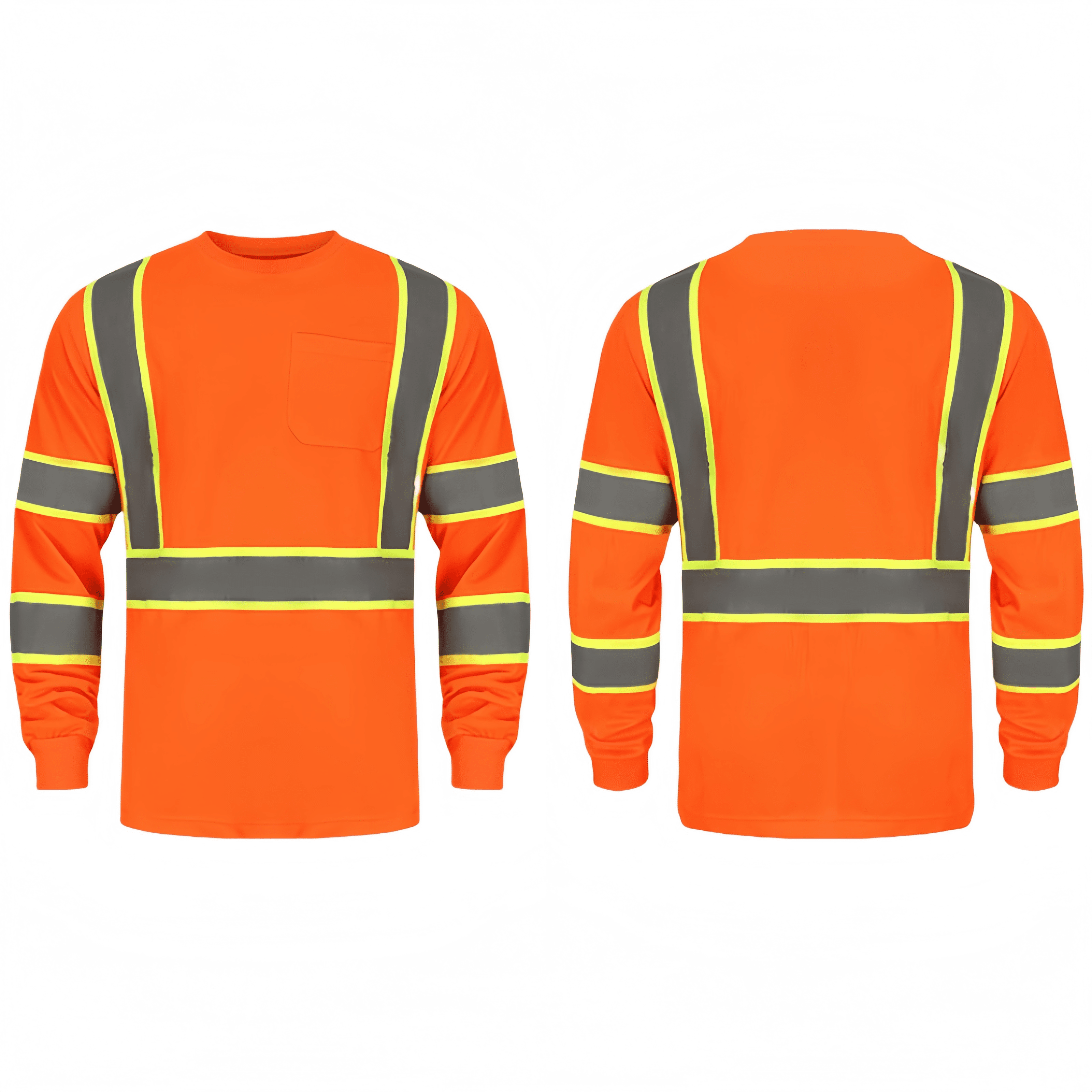 High Vis Long Sleeve T-Shirts - Image 2