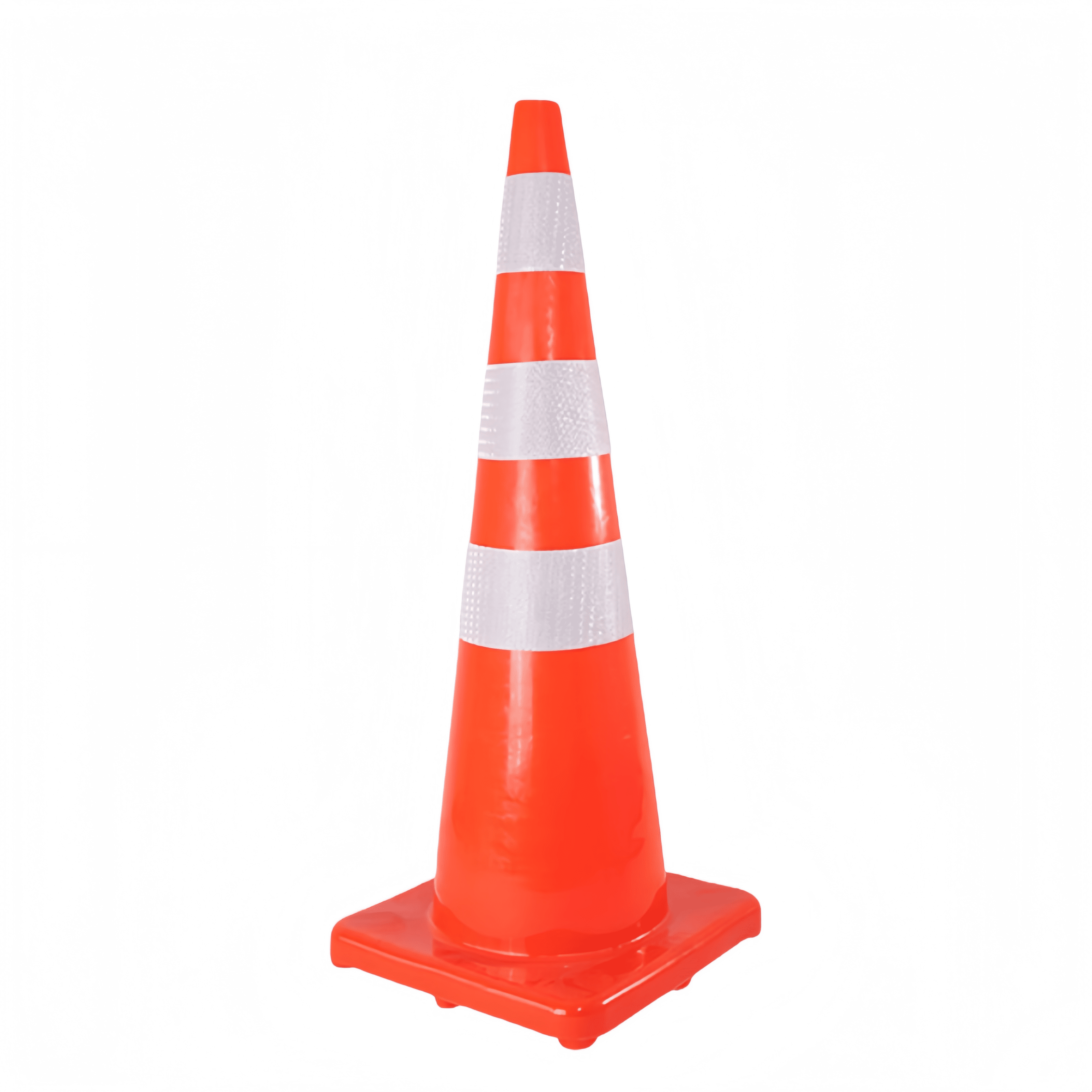 90CM ORANGE PVC TRAFFIC CONES