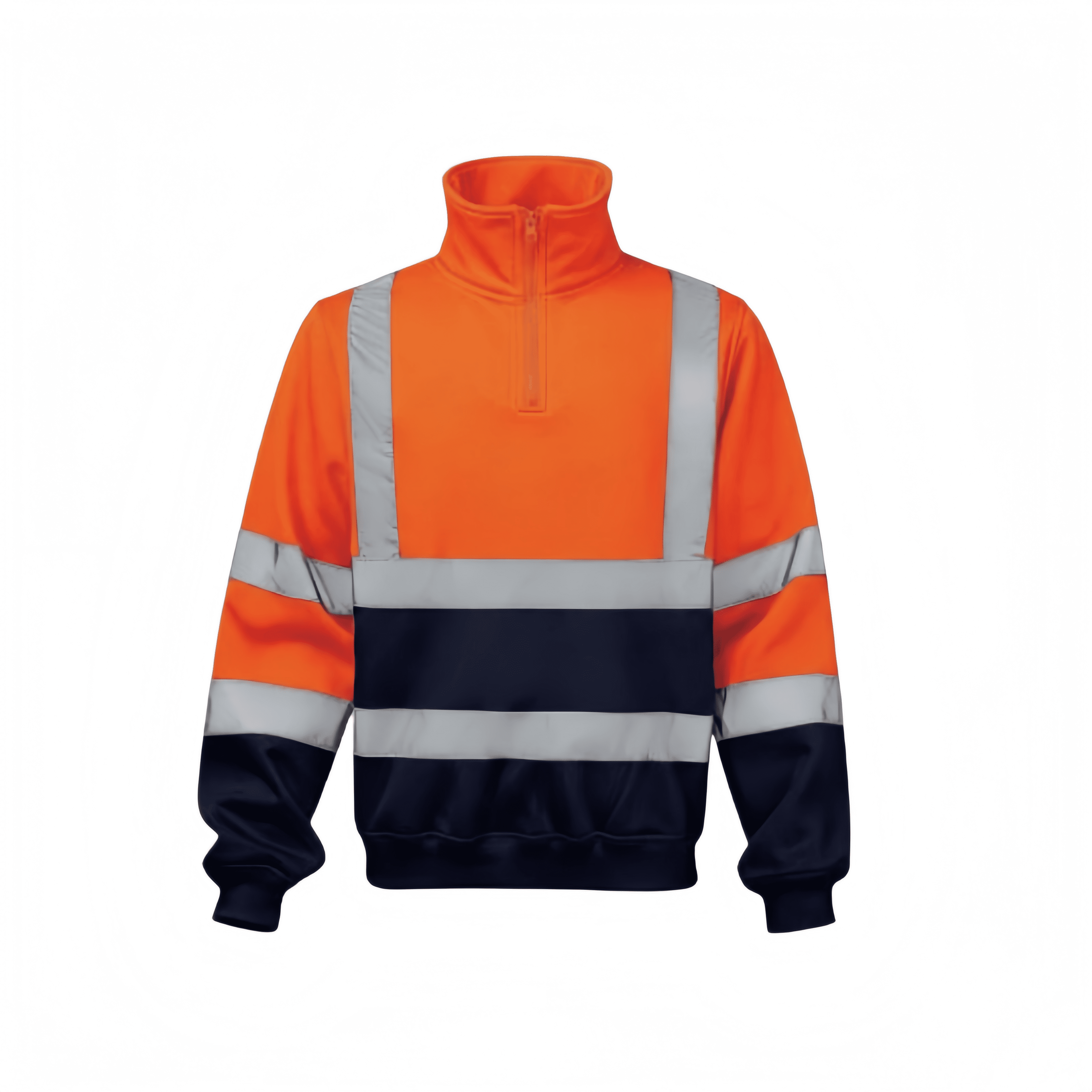 hi vis half zip sweatshirt
