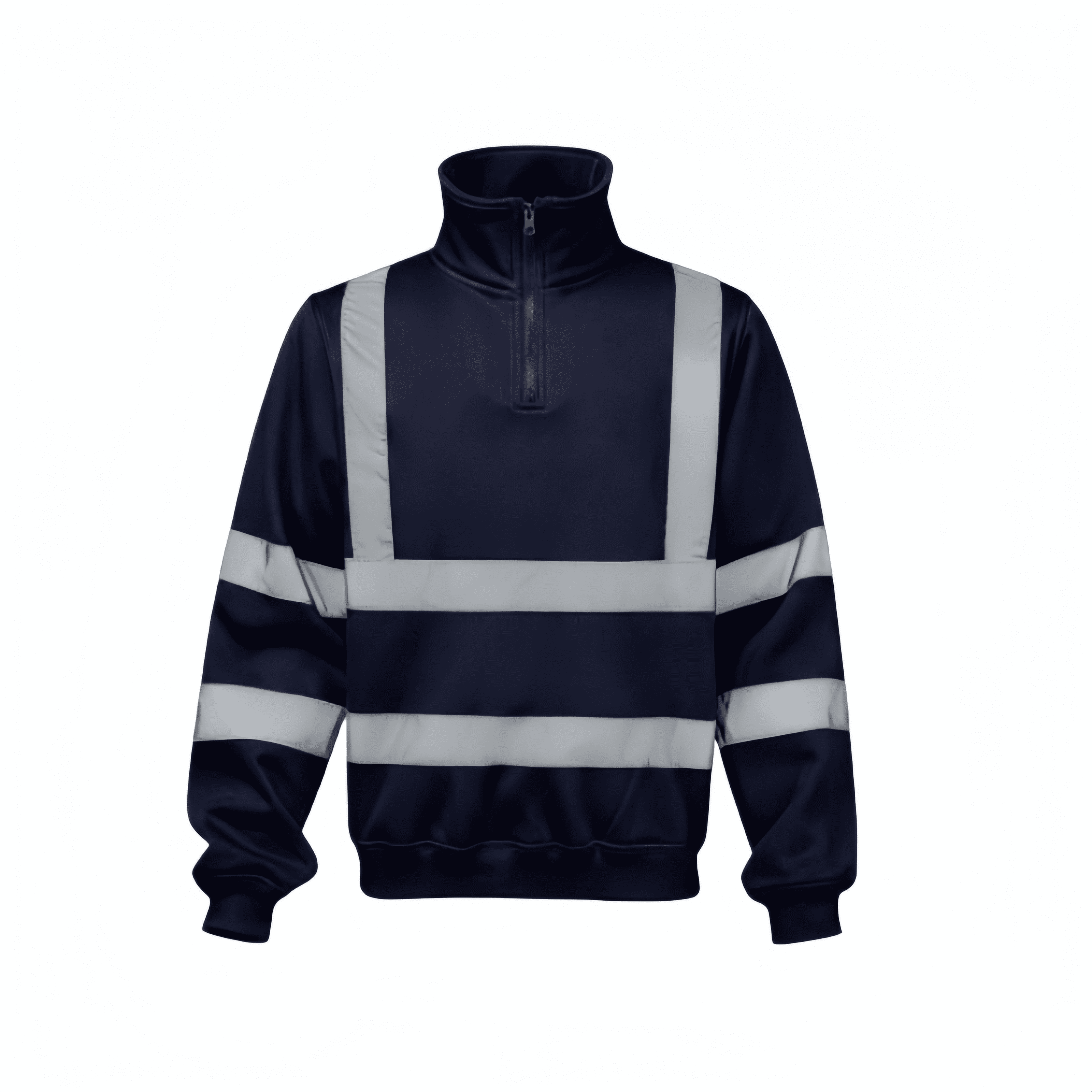 hi vis half zip sweatshirt
