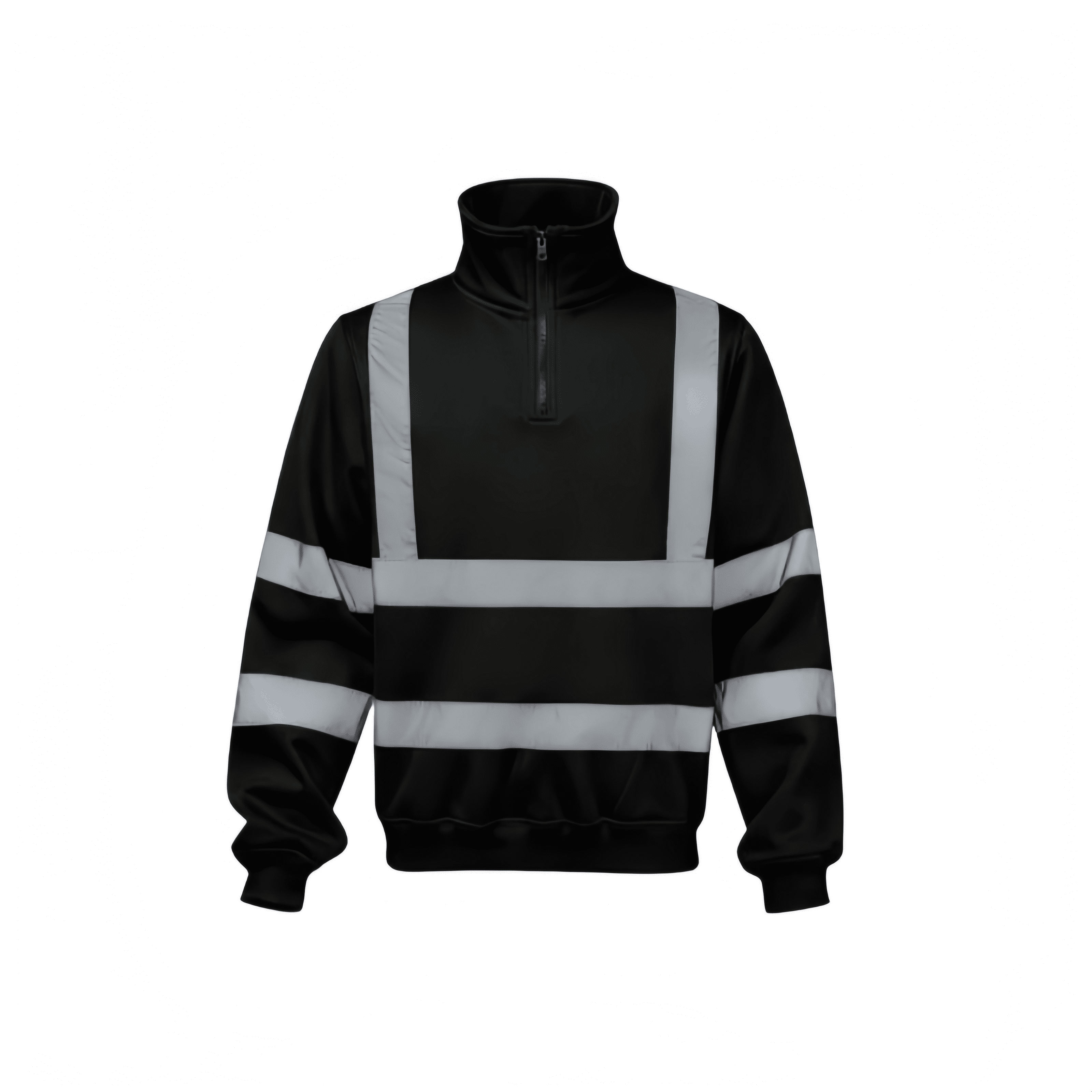 hi vis half zip sweatshirt