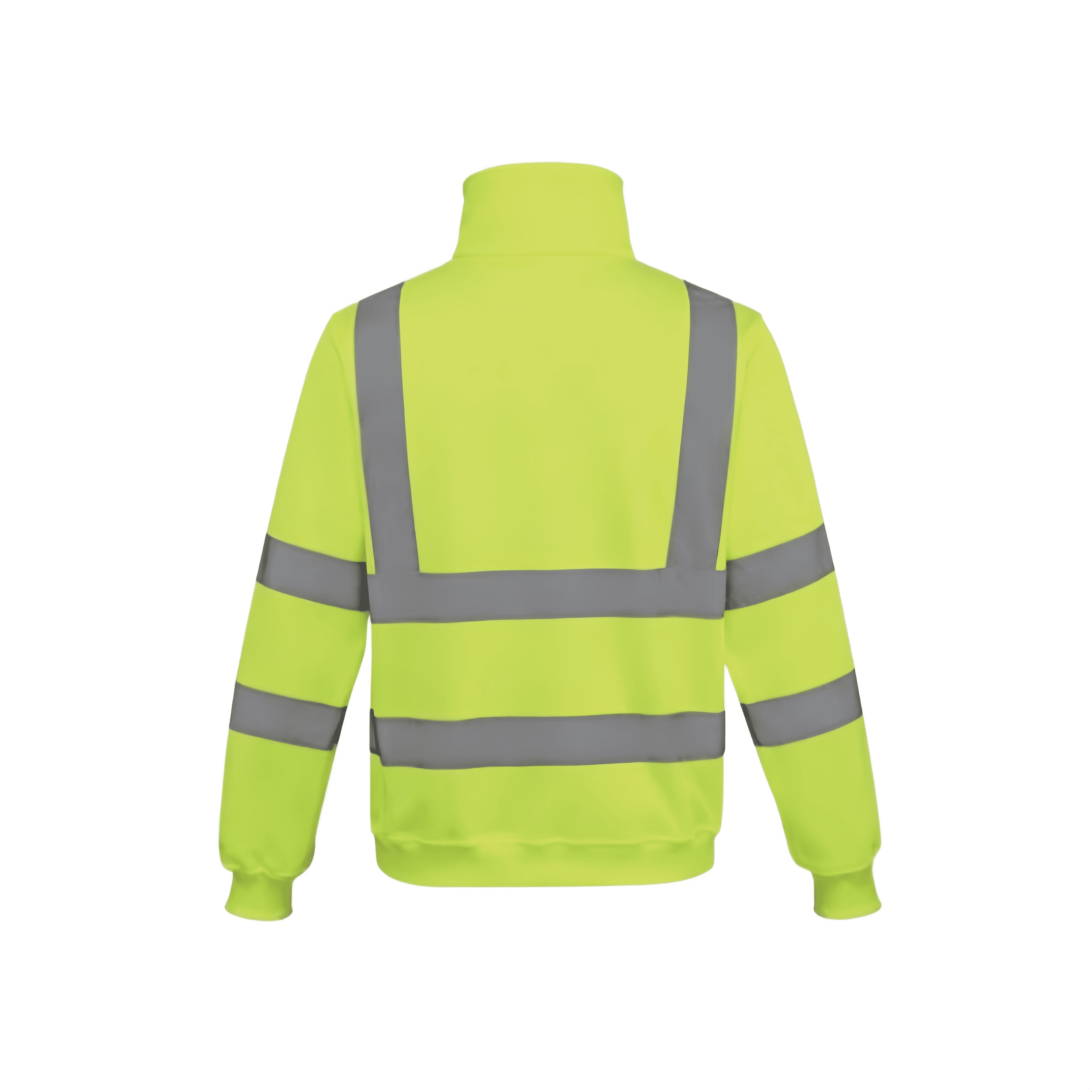 hi vis half zip sweatshirt